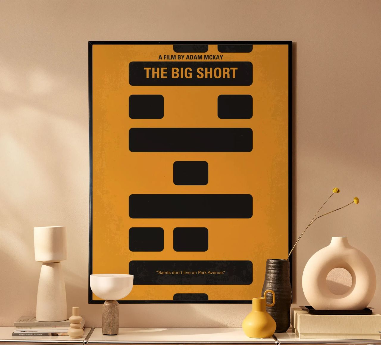 No622 My The Big Short minimal movie poster poster de Chungkong