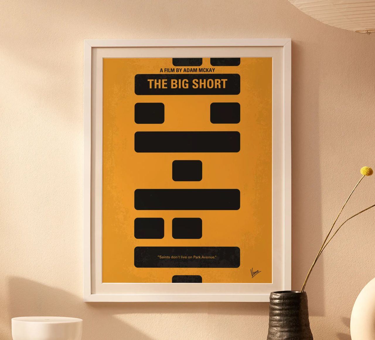 No622 My The Big Short minimal movie poster poster de Chungkong
