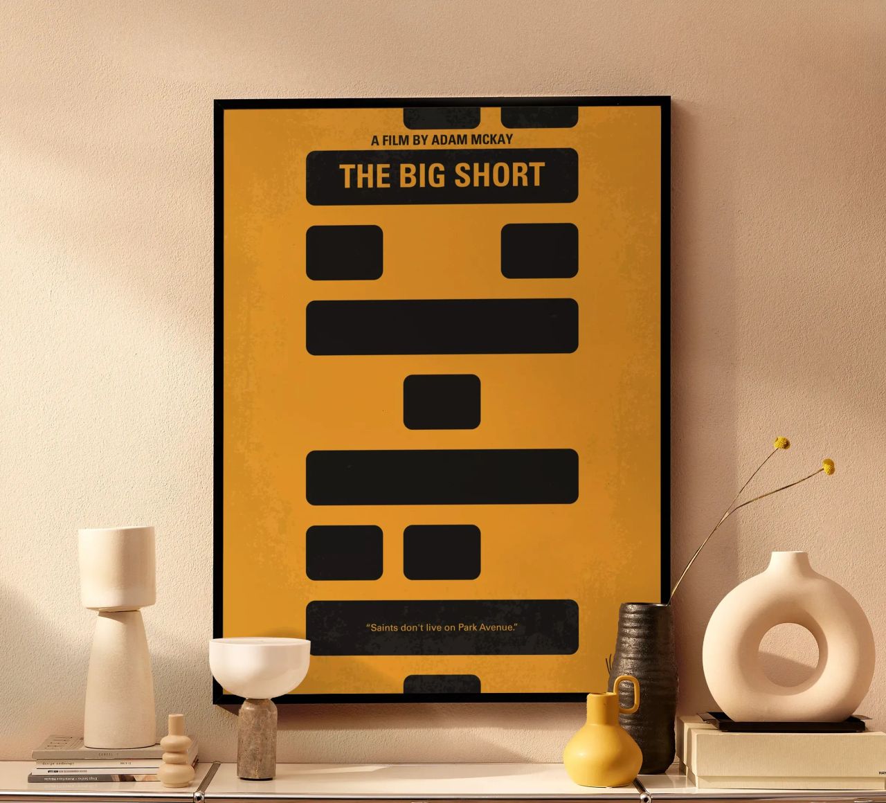 No622 My The Big Short minimal movie poster poster de Chungkong