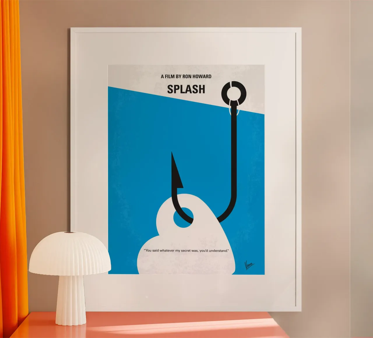 No625 My Splash minimal movie poster carta hahnemühle da Chungkong