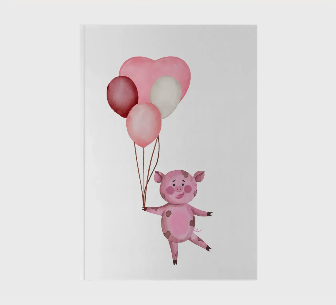 L'avventura aerea di Piggy diario da Doodle Dreams Art
