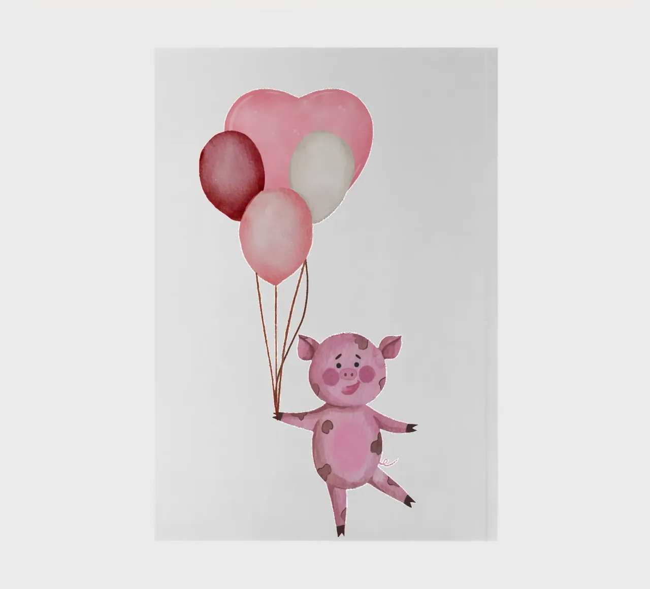 L'avventura aerea di Piggy diario da Doodle Dreams Art