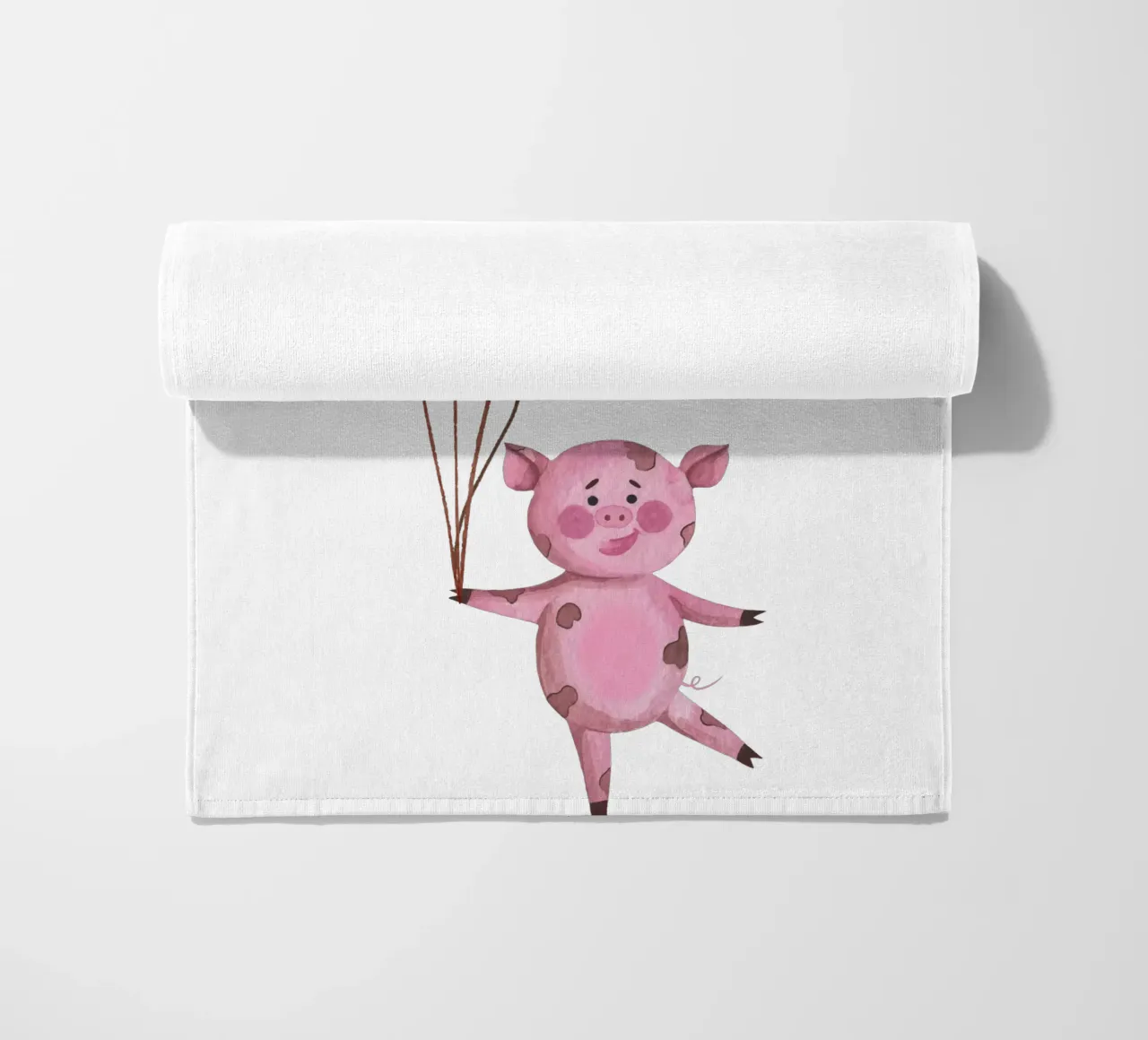 L'avventura aerea di Piggy telo mare da Doodle Dreams Art