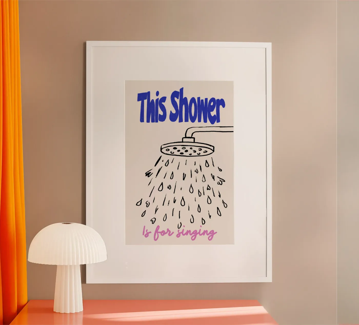 Questa doccia è per cantare poster da LIT
