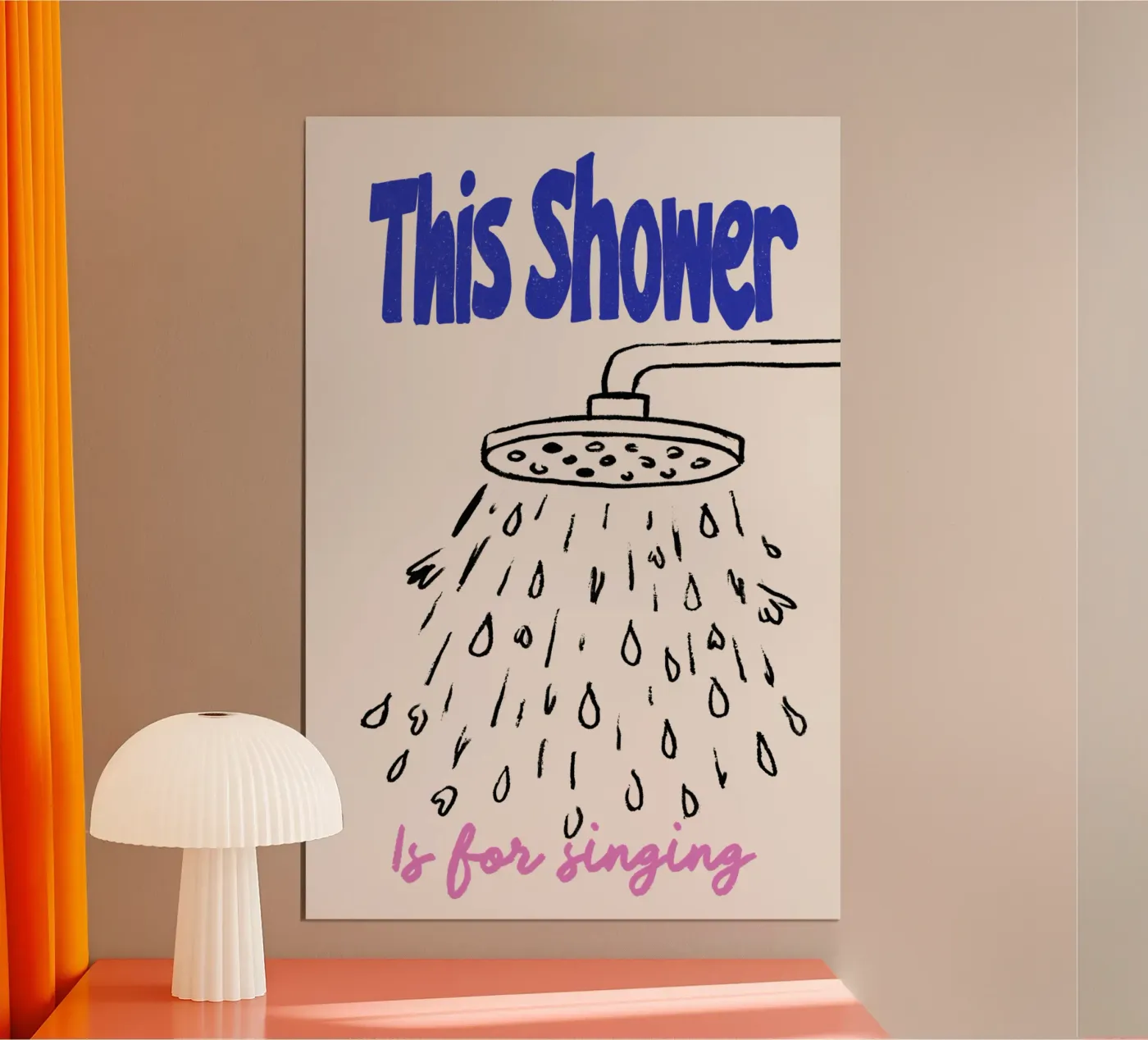 Questa doccia è per cantare poster da LIT