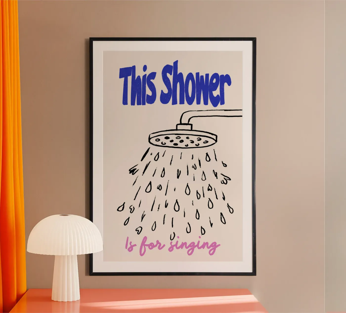 Questa doccia è per cantare poster da LIT