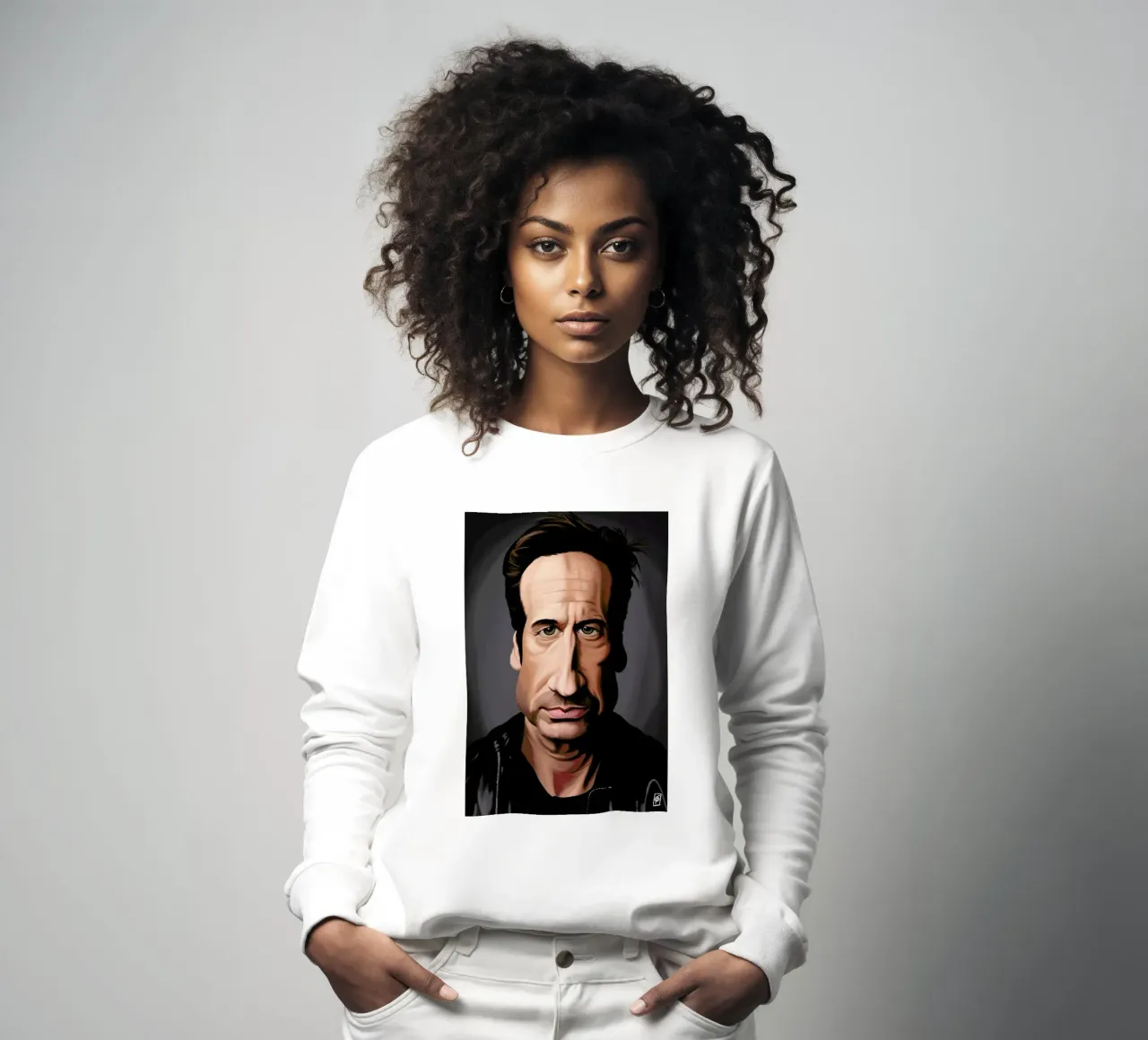 David Duchovny felpa da Rob Art | Illustration