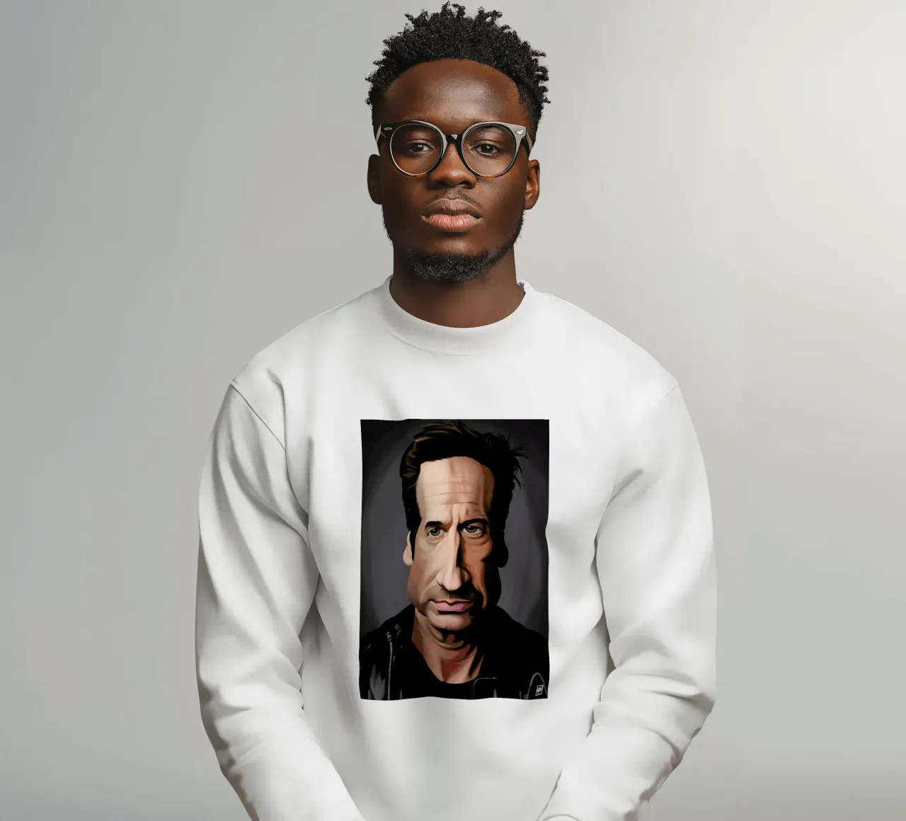 David Duchovny felpa da Rob Art | Illustration