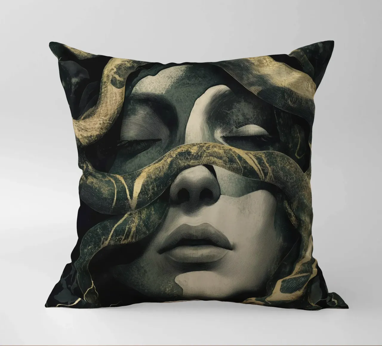 Donna sognante cuscino da Katja Stehle Design