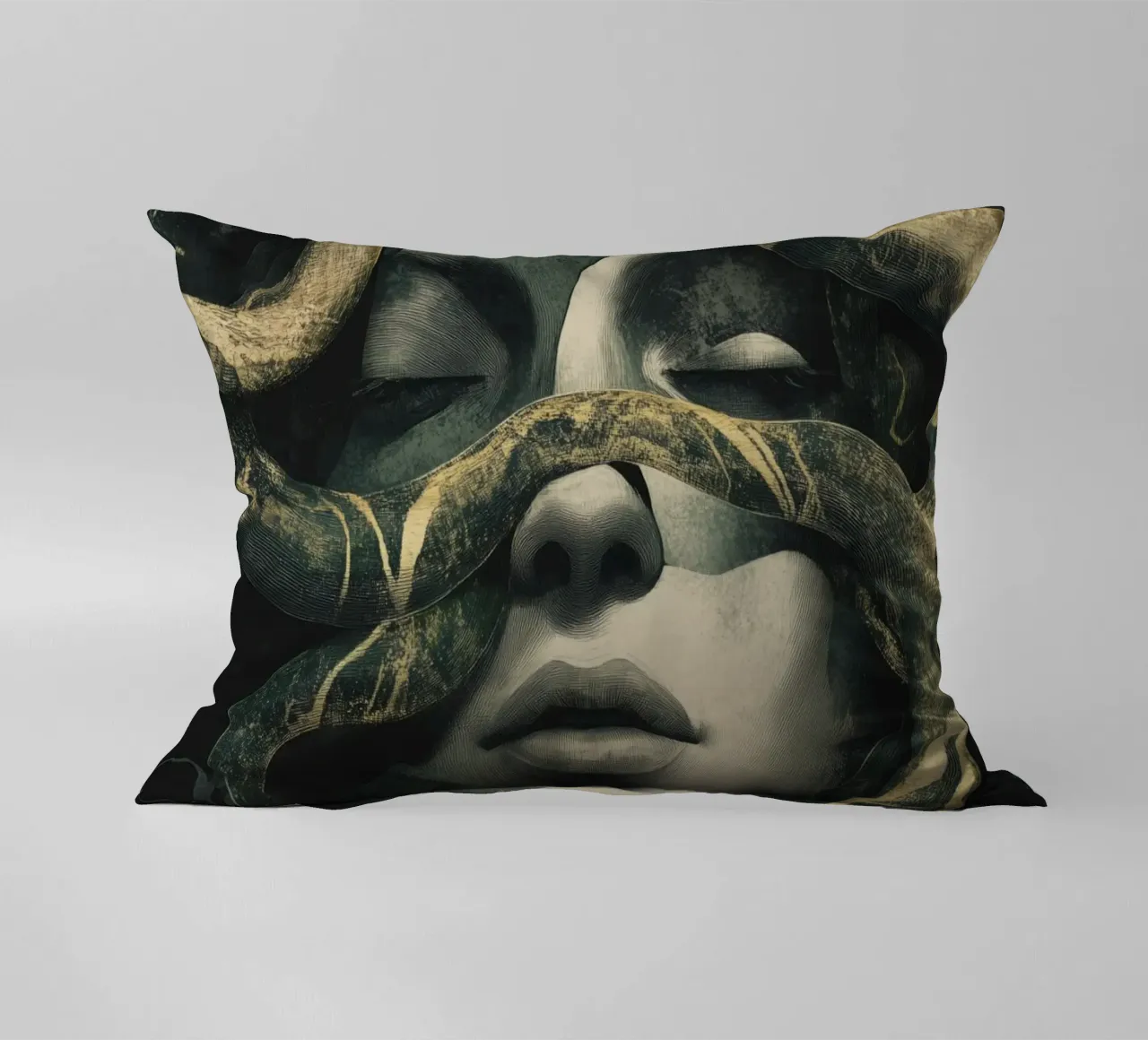 Donna sognante cuscino da Katja Stehle Design