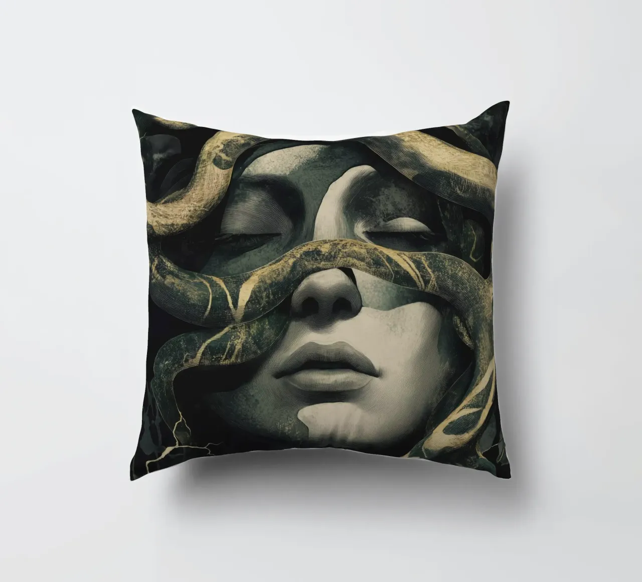 Donna sognante cuscino da Katja Stehle Design