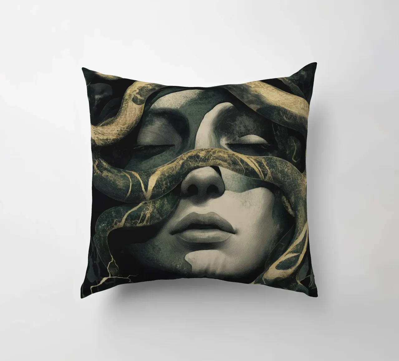 Donna sognante cuscino da Katja Stehle Design