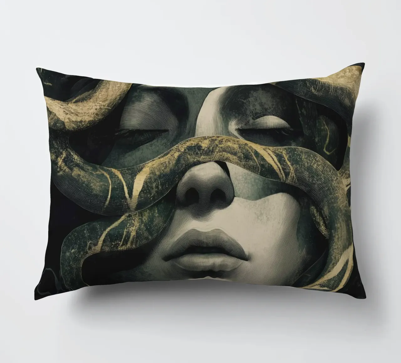 Donna sognante cuscino da Katja Stehle Design