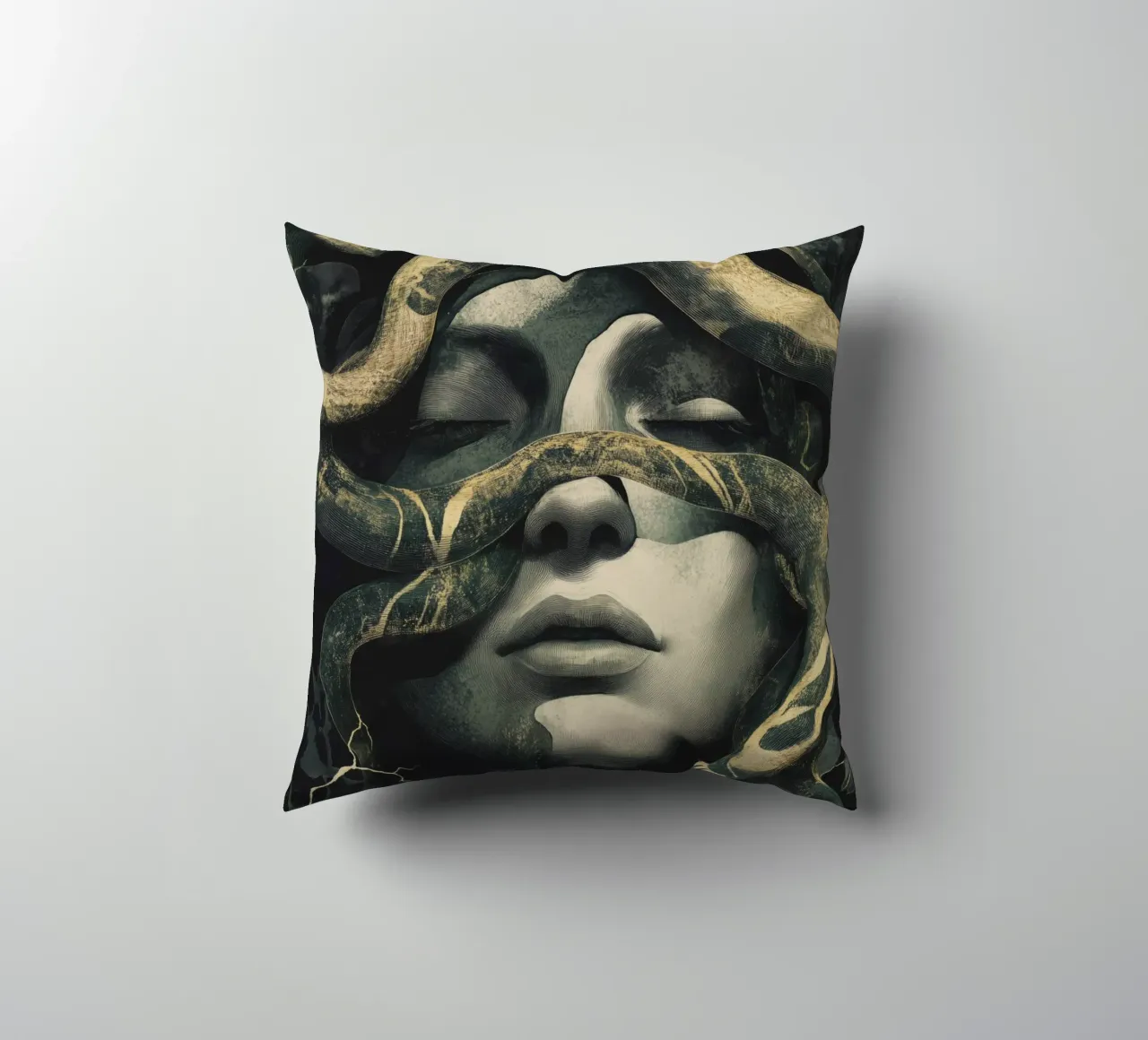 Donna sognante cuscino da Katja Stehle Design