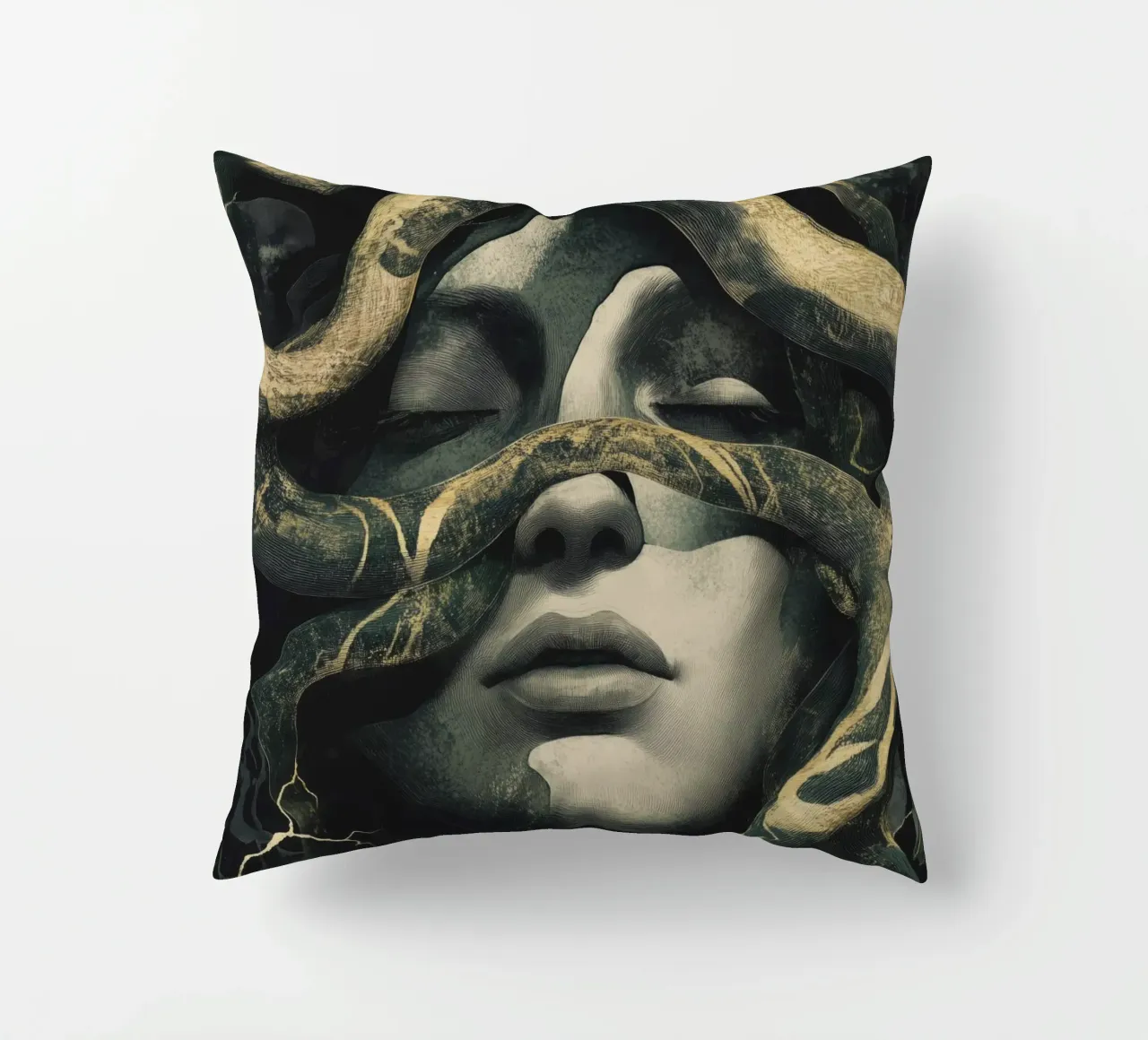 Donna sognante cuscino da Katja Stehle Design