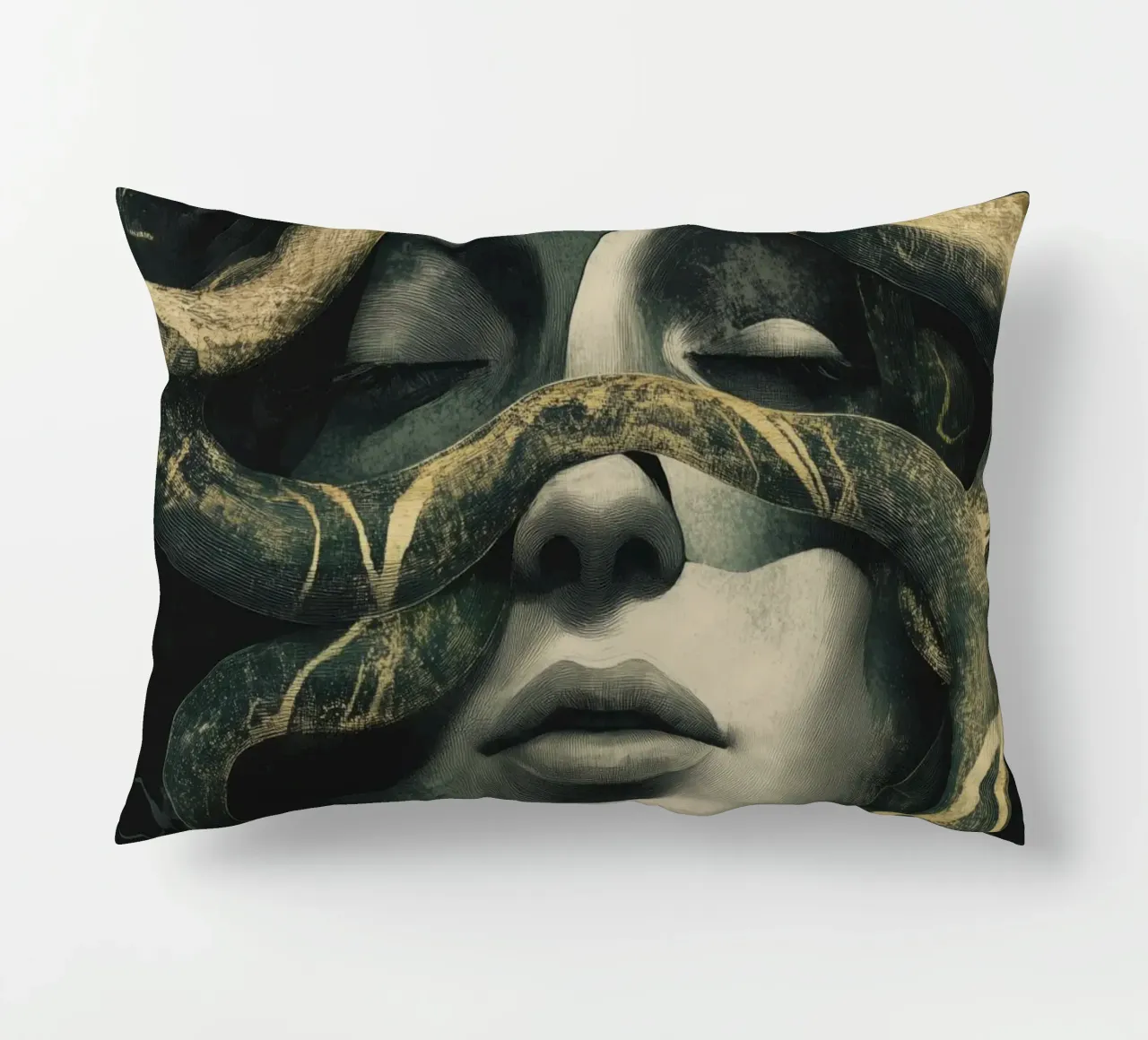 Donna sognante cuscino da Katja Stehle Design