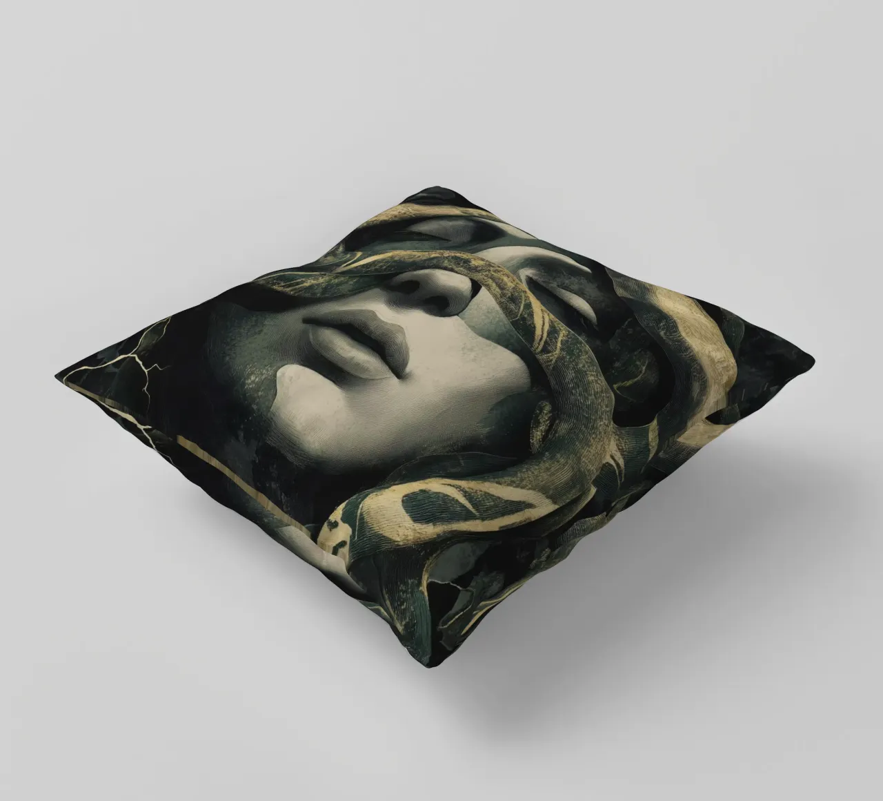 Donna sognante cuscino da Katja Stehle Design