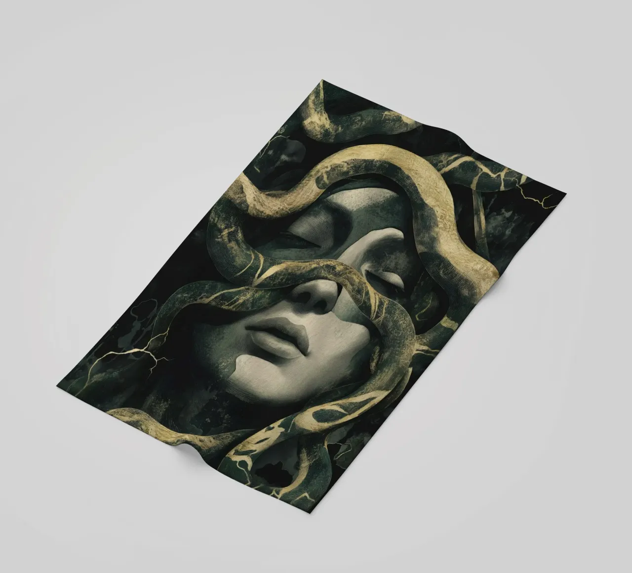 Donna sognante telo mare da Katja Stehle Design