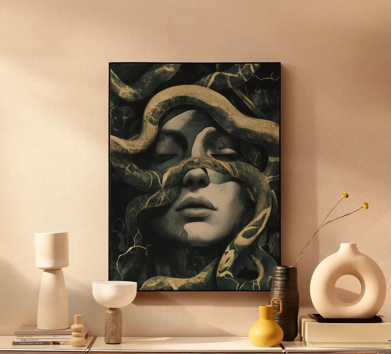 Donna sognante plexiglass da Katja Stehle Design