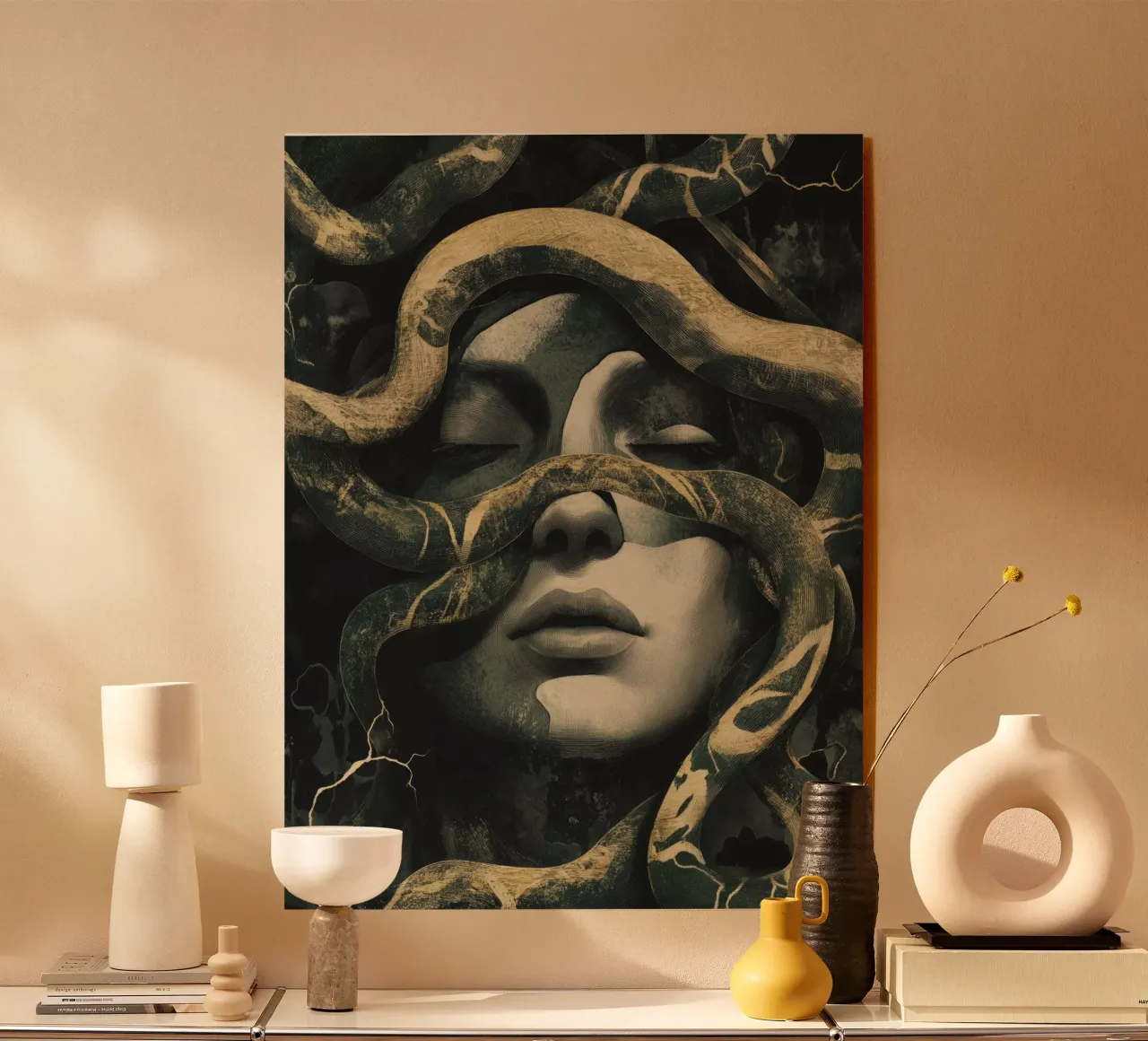 Donna sognante plexiglass da Katja Stehle Design