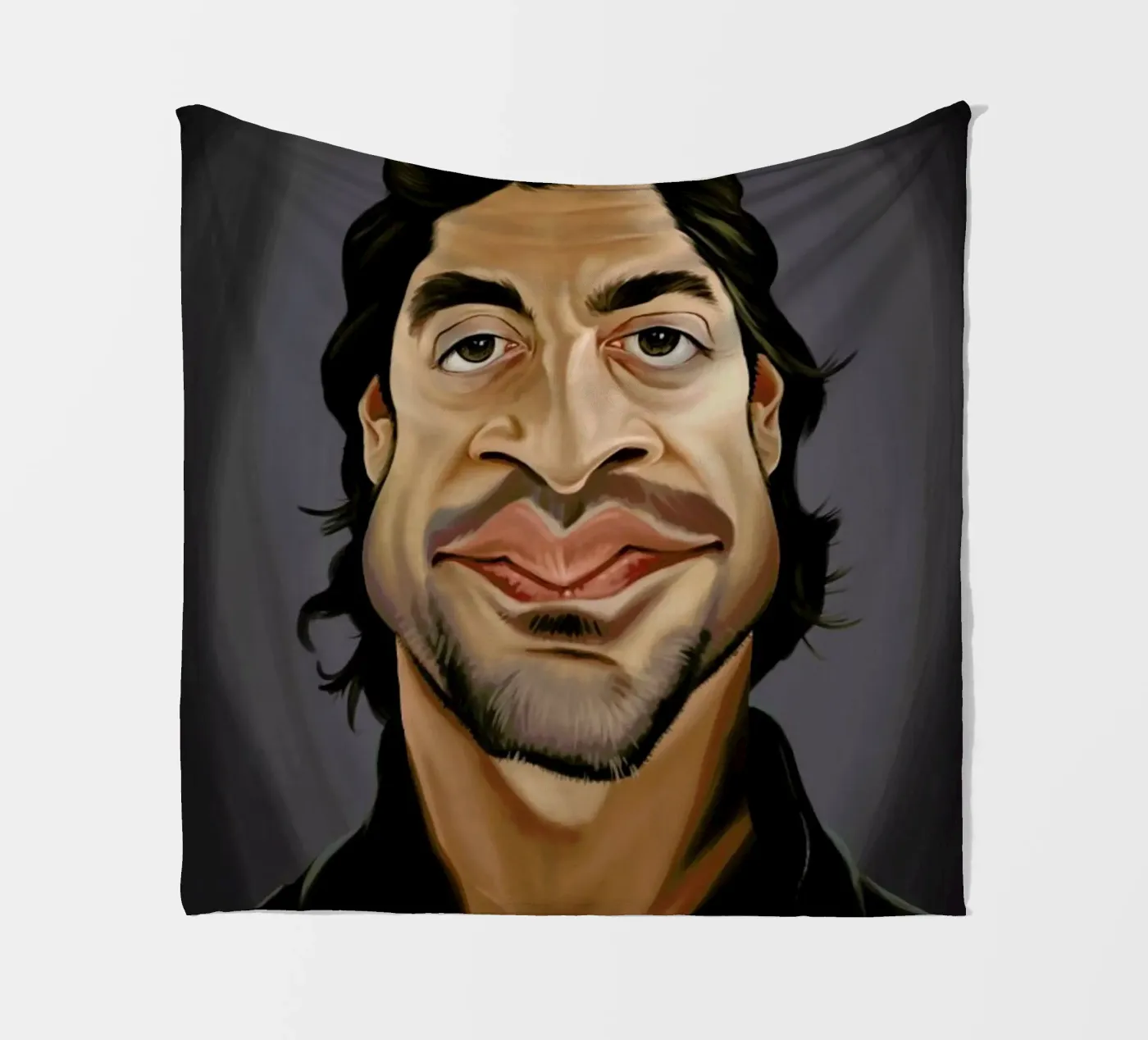 Javier Bardem coperta in pile da Rob Art | Illustration