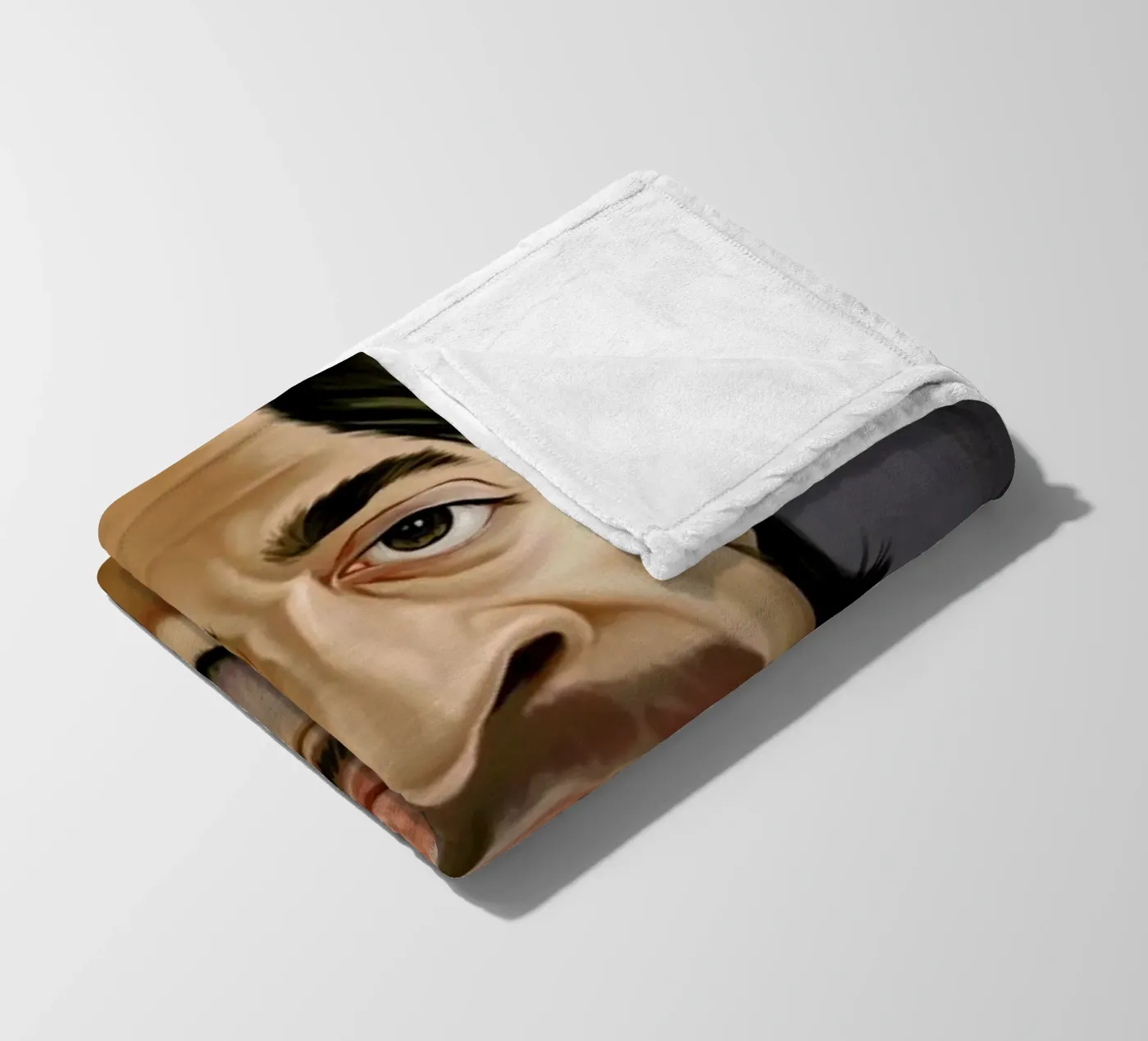 Javier Bardem Fleecedecke von Rob Art | Illustration