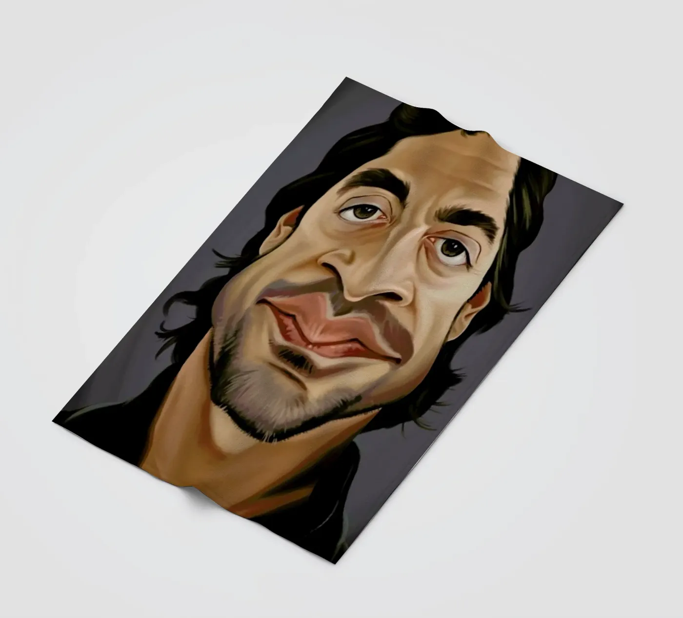 Javier Bardem coperta in pile da Rob Art | Illustration