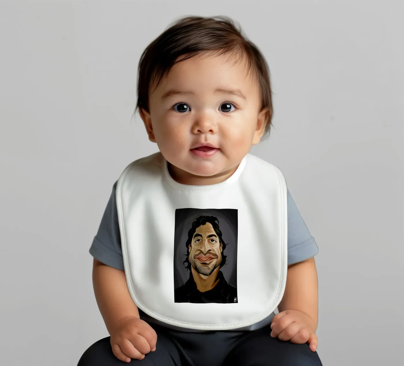 Javier Bardem bavaglino da Rob Art | Illustration
