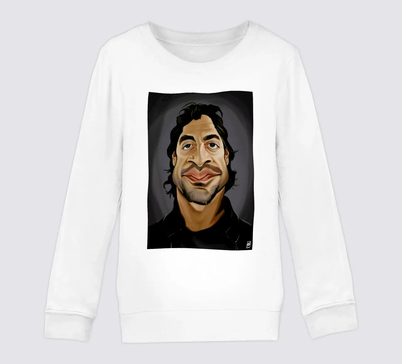 Javier Bardem felpa bambino da Rob Art | Illustration