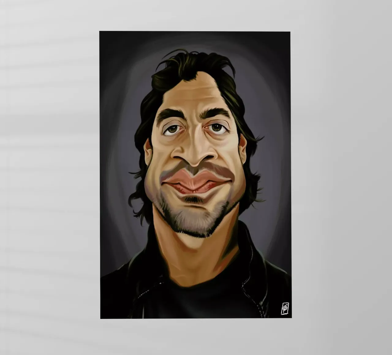 Javier Bardem pellicola backlit da Rob Art | Illustration