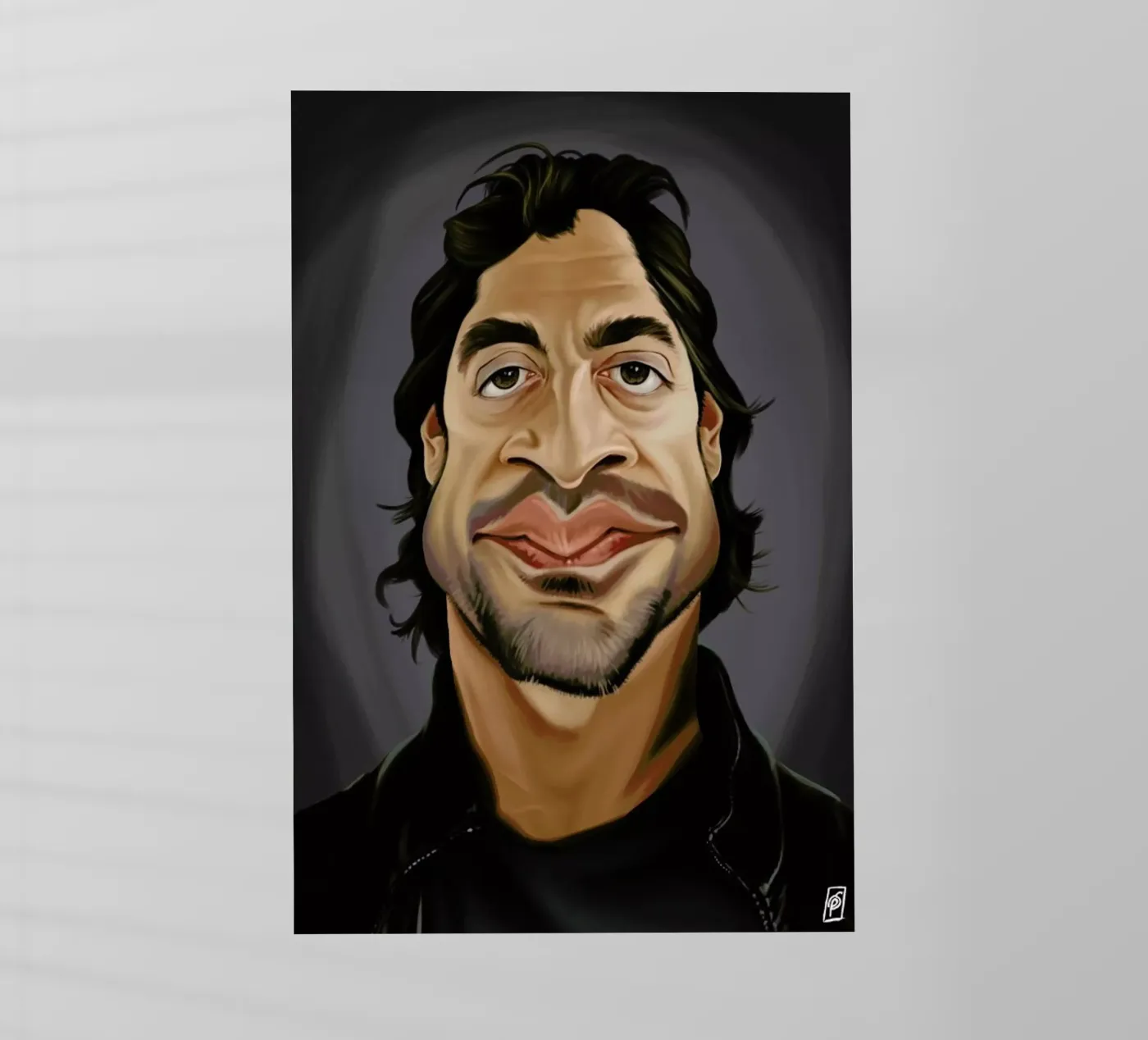 Javier Bardem pellicola backlit da Rob Art | Illustration
