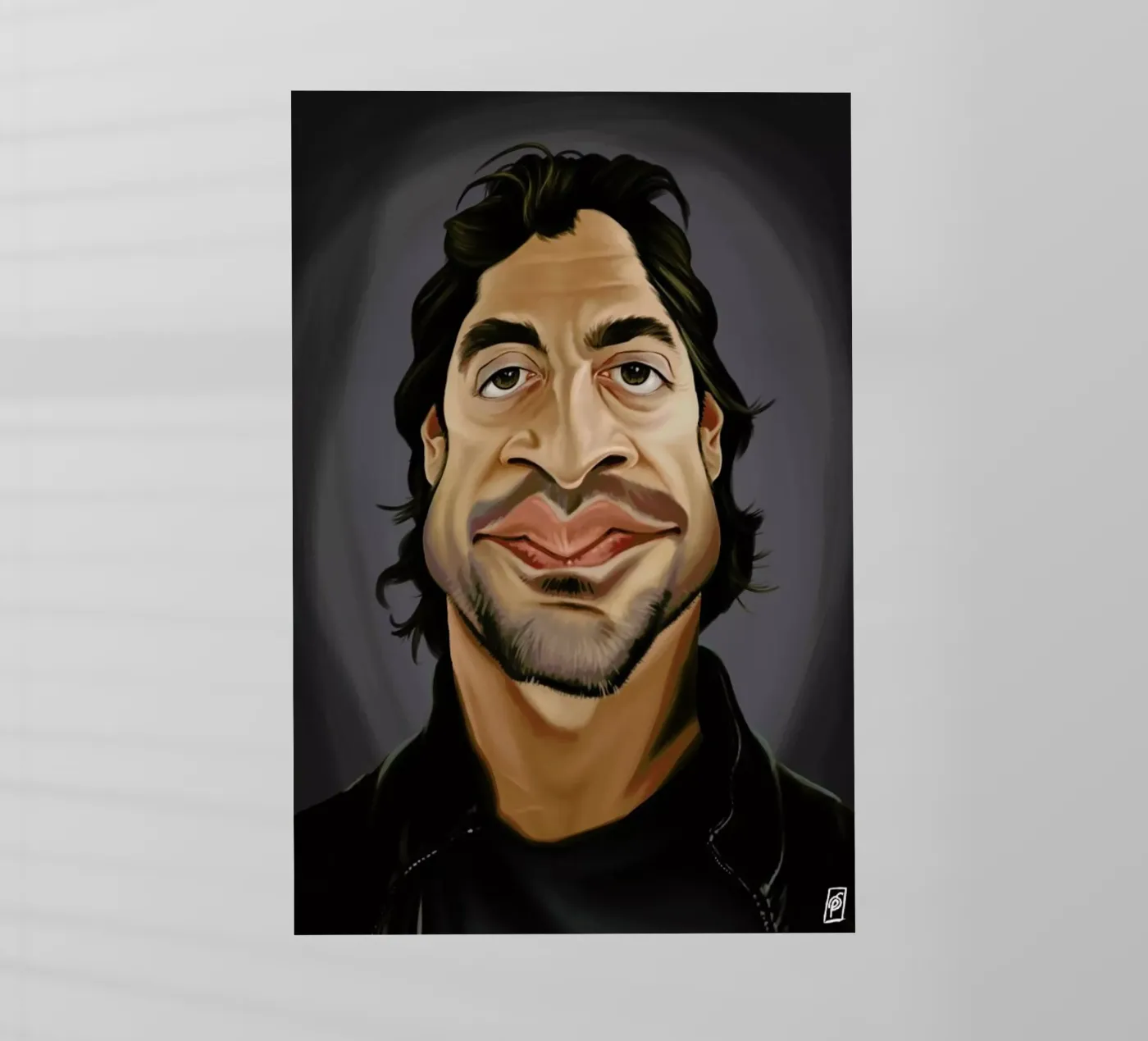 Javier Bardem pellicola backlit da Rob Art | Illustration