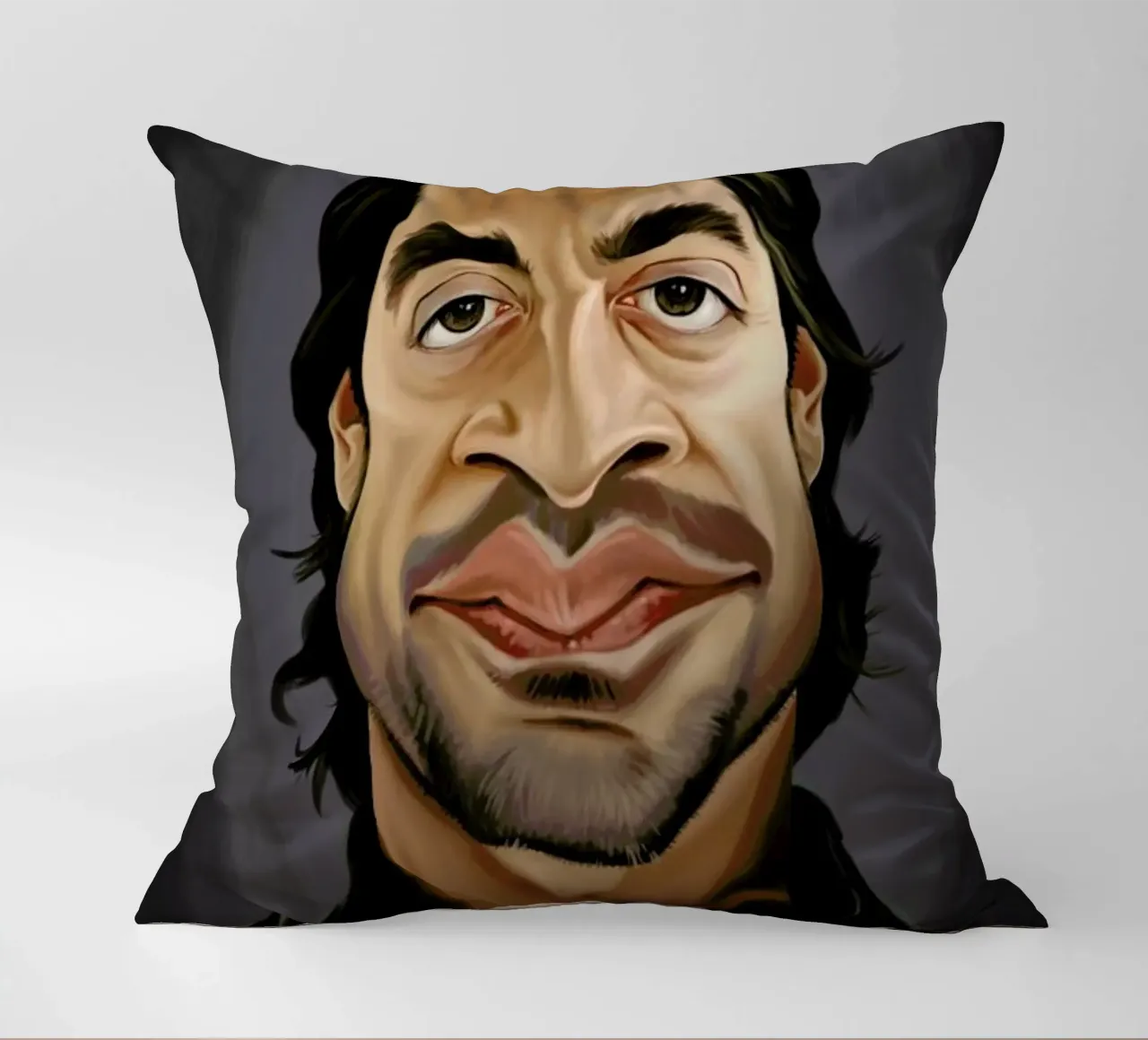 Javier Bardem cuscino da Rob Art | Illustration