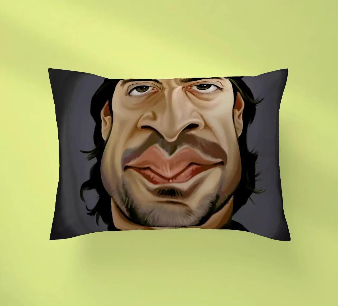 Javier Bardem cuscino da Rob Art | Illustration