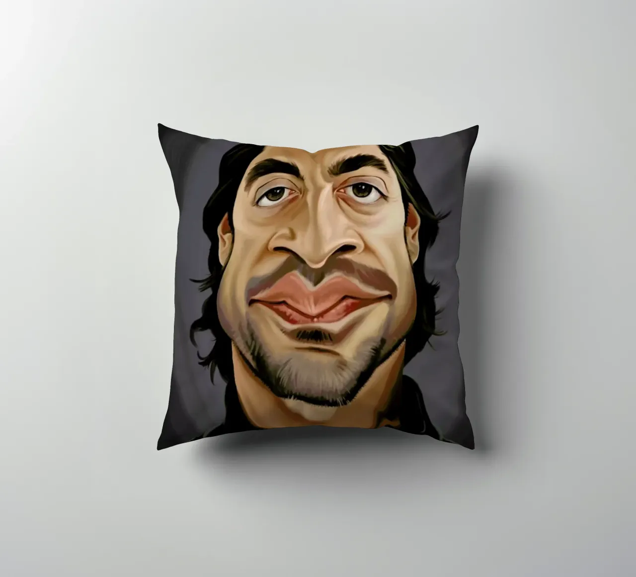 Javier Bardem cuscino da Rob Art | Illustration
