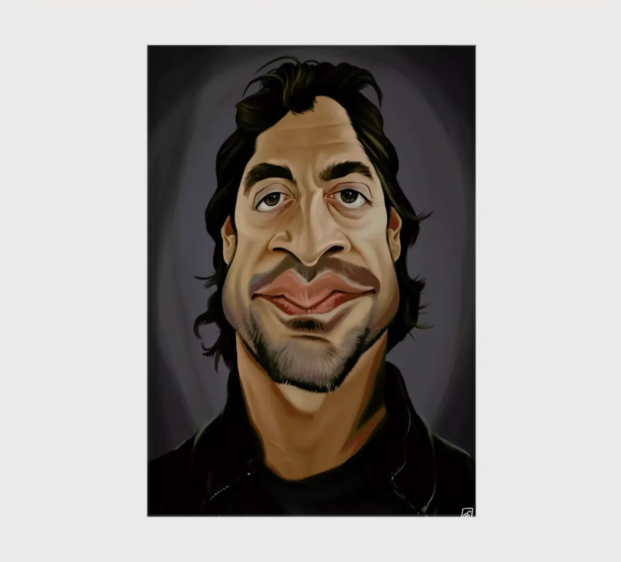 Javier Bardem notebook by Rob Art | Illustration