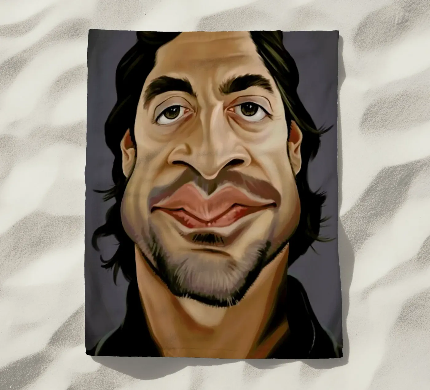 Javier Bardem telo mare da Rob Art | Illustration