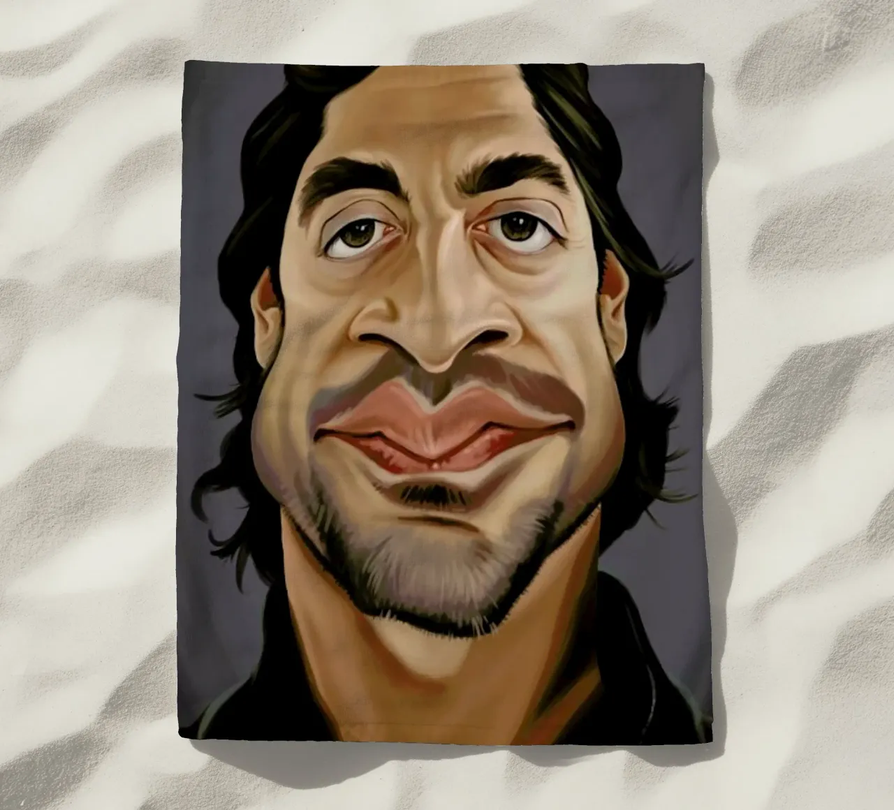 Javier Bardem telo mare da Rob Art | Illustration