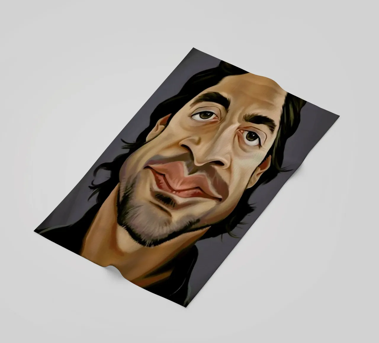 Javier Bardem telo mare da Rob Art | Illustration