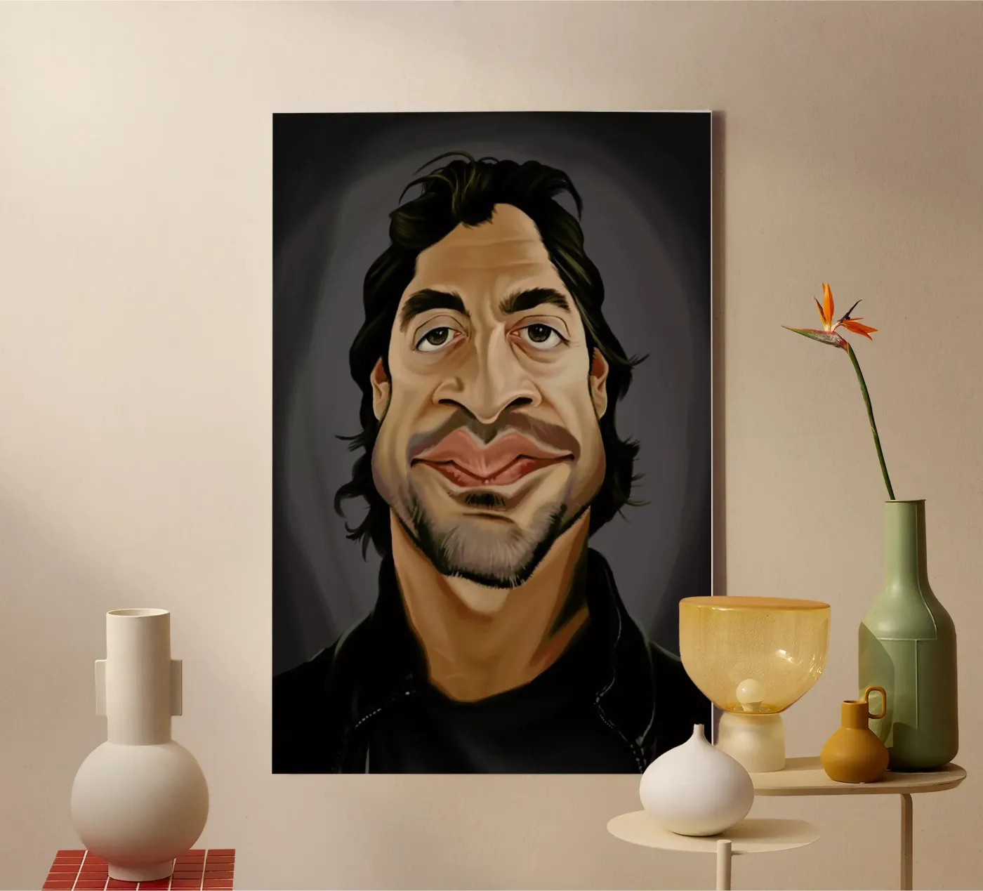 Javier Bardem tela da Rob Art | Illustration