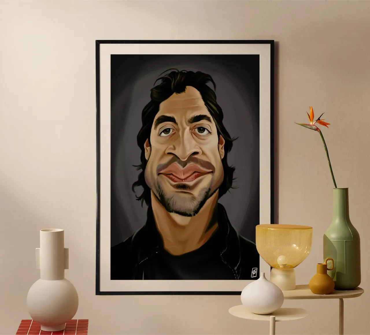 Javier Bardem poster da Rob Art | Illustration