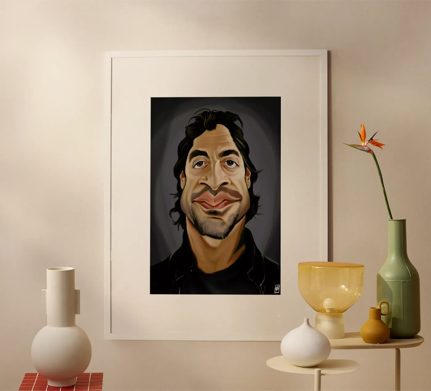 Javier Bardem poster da Rob Art | Illustration