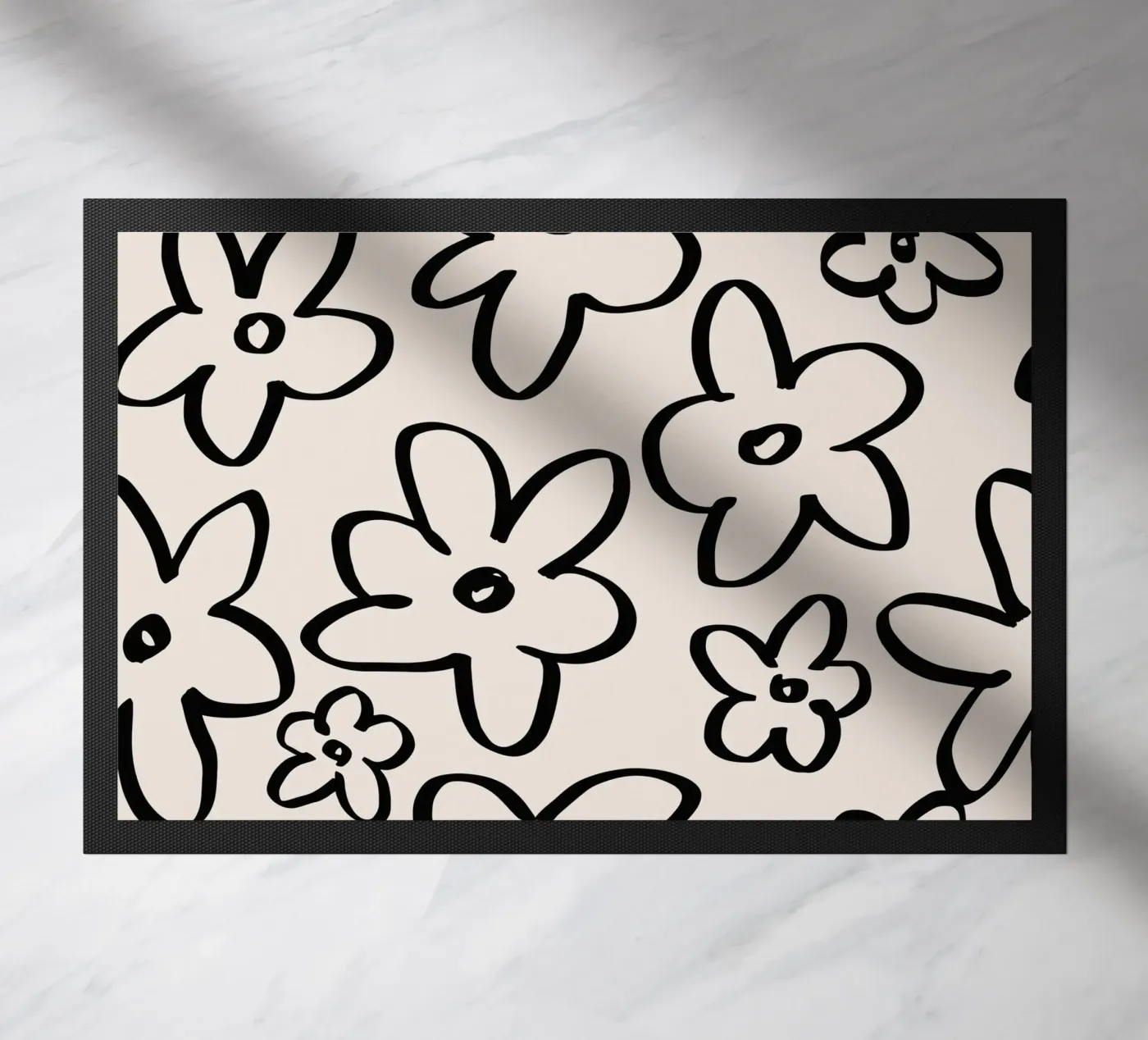 Simple Flower Pattern Fußmatte von treechild