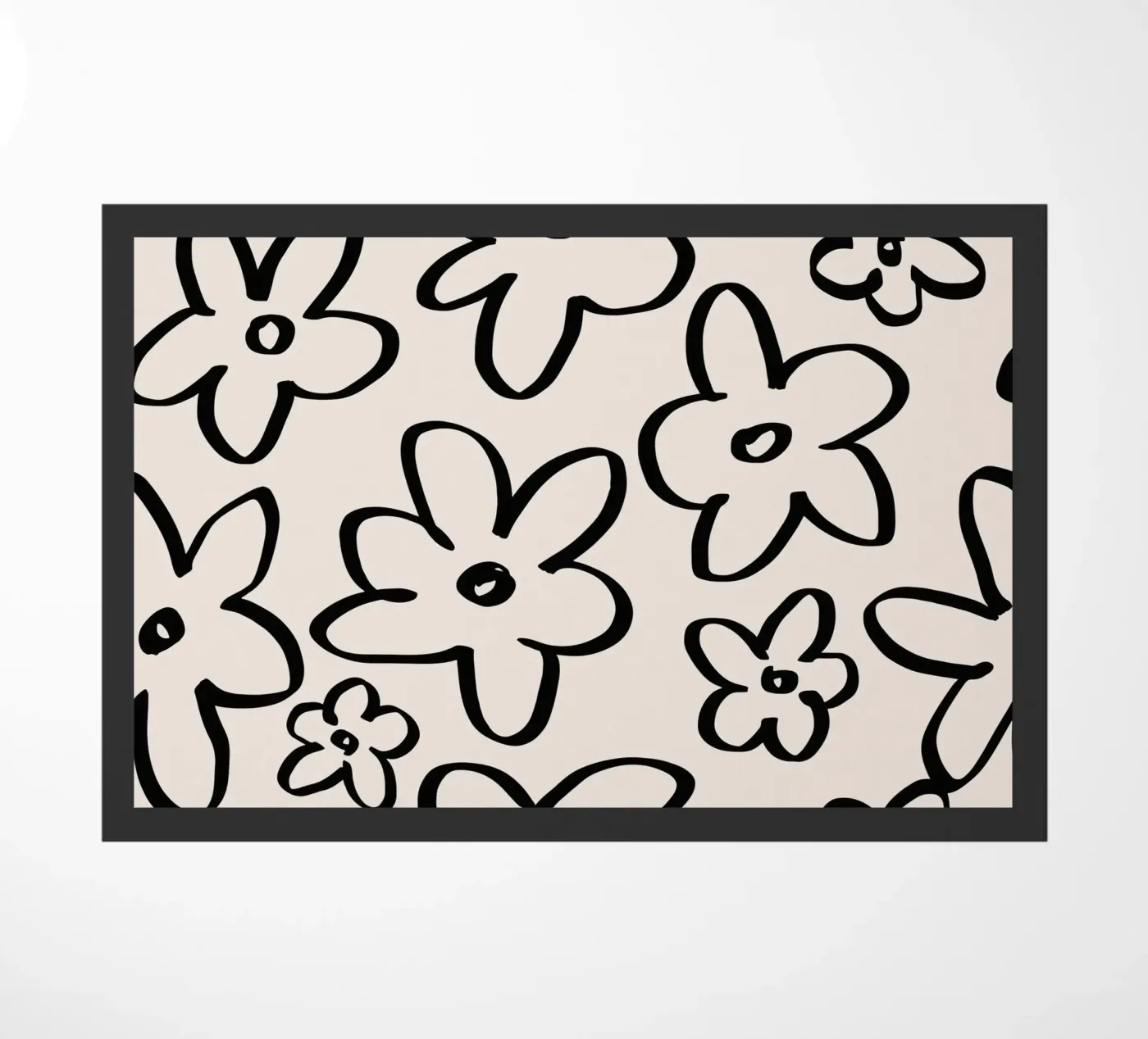 Simple Flower Pattern Fußmatte von treechild
