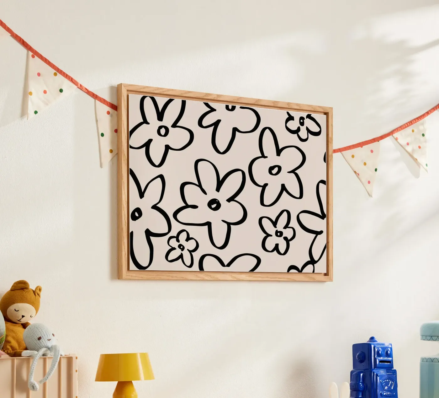 Simple Flower Pattern acryl van treechild