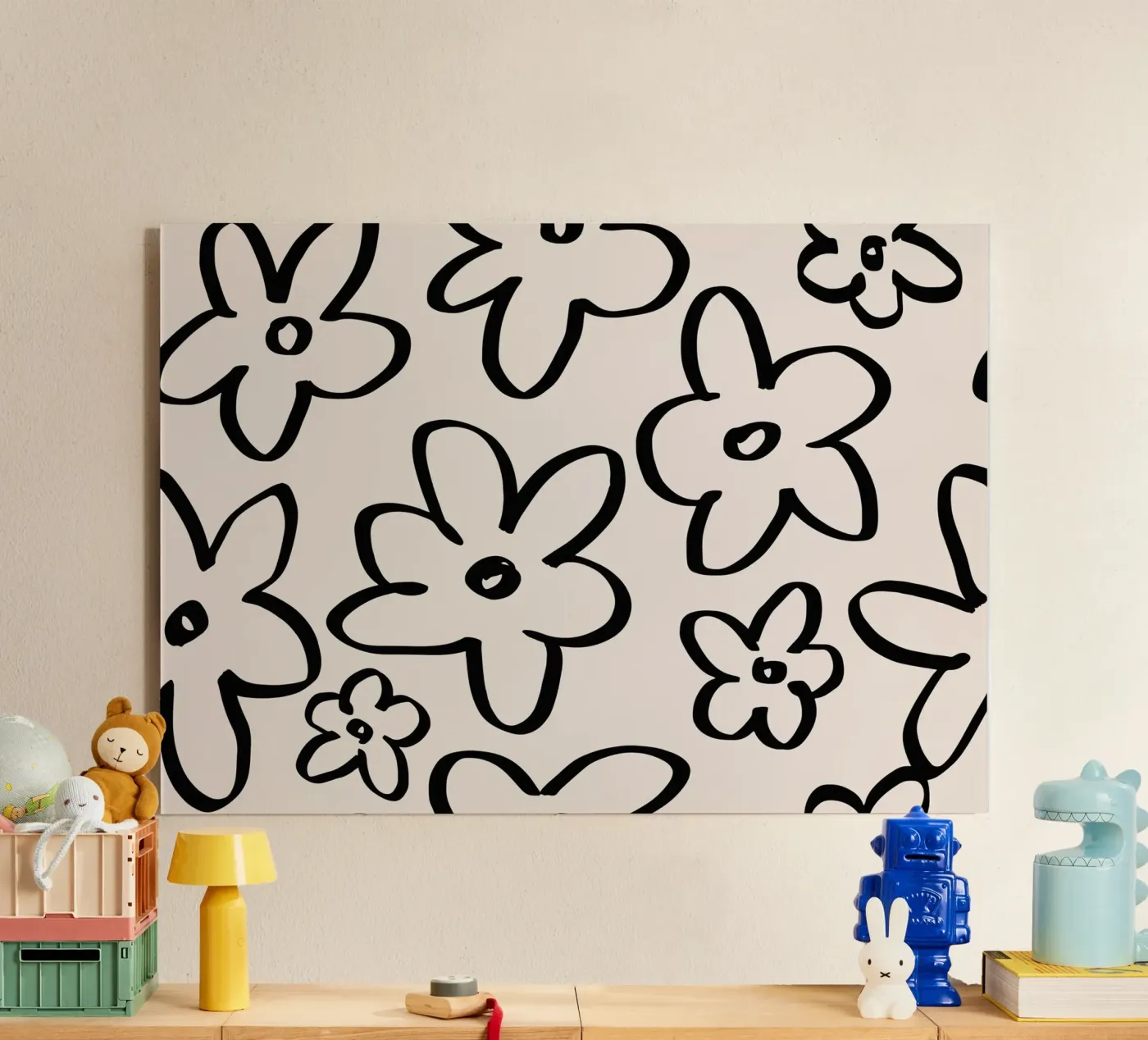 Simple Flower Pattern acryl van treechild