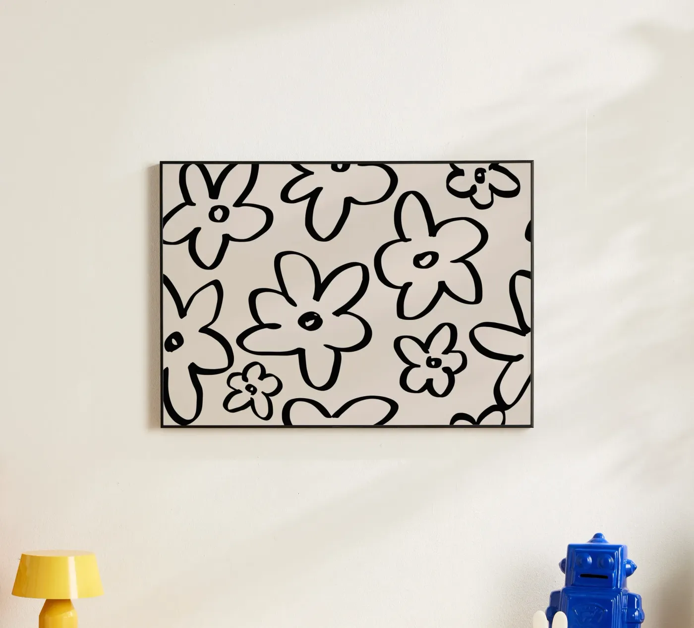Simple Flower Pattern forex-plaat van treechild