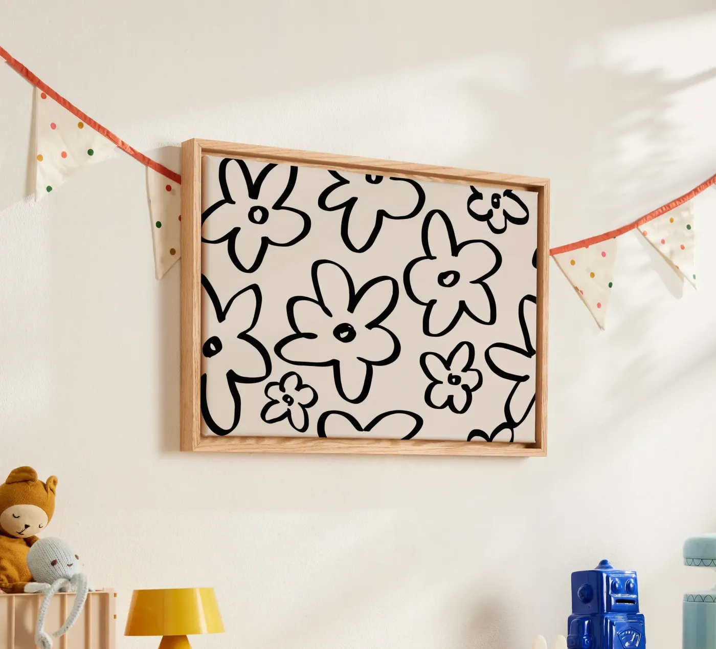 Simple Flower Pattern toile de treechild