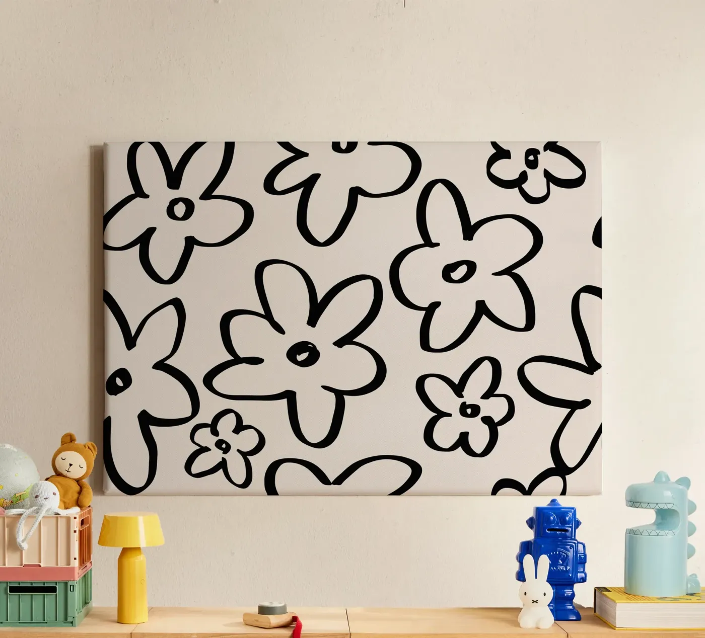Simple Flower Pattern toile de treechild