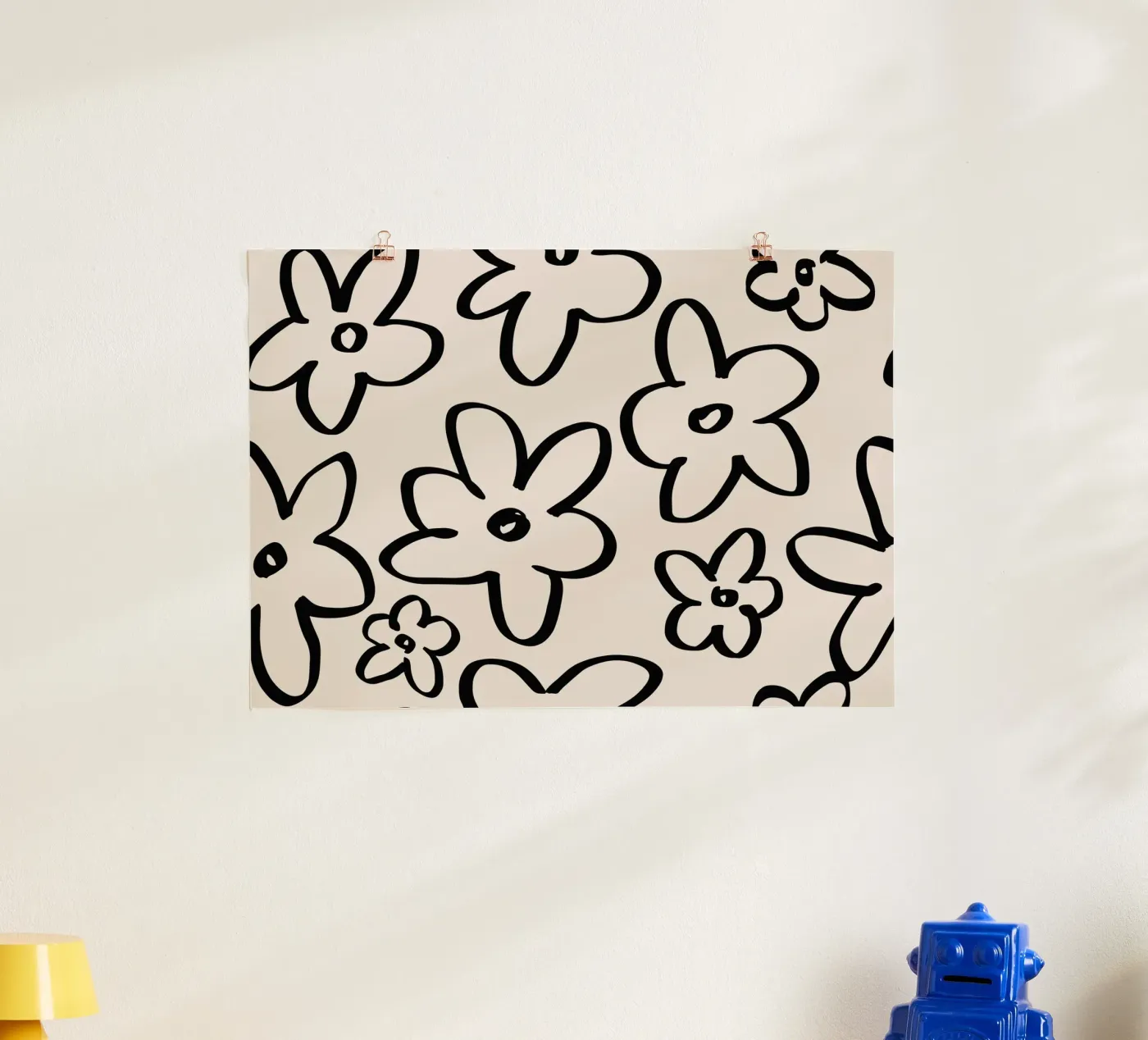 Simple Flower Pattern Poster von treechild
